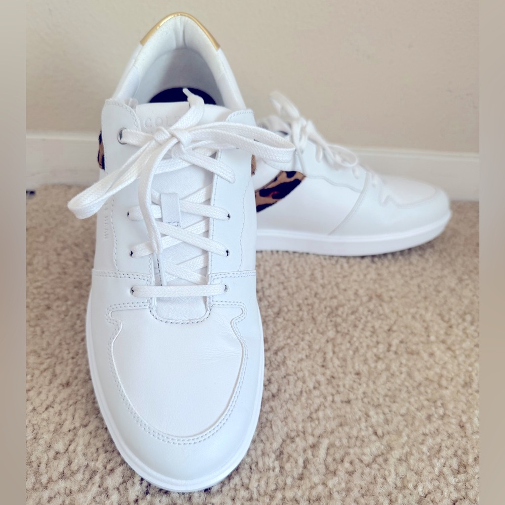 NIB Cole Haan Women’s Leather Grand Crosscourt Sneakers 9.5B